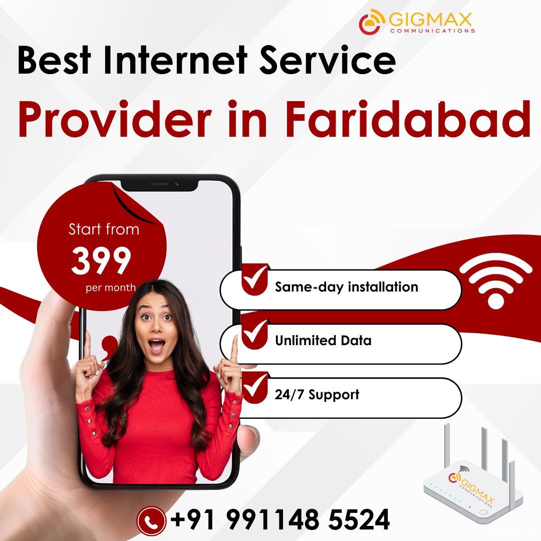 Top WiFi Internet Service Providers in Faridabad – Choose Speed with Gigmax