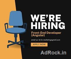 We are Hiring Front end Angular Developer 