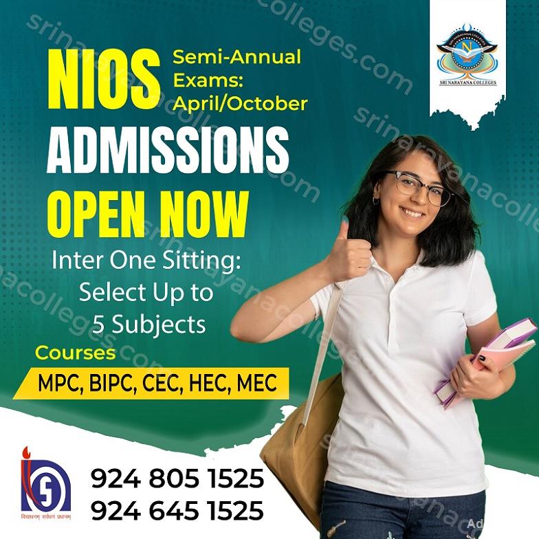 Inter One Sitting College in Hyderabad