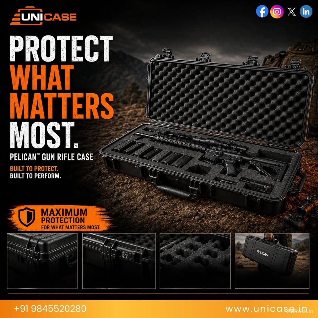 Heavy-Duty Waterproof Gun Rifle & Protective Hard Carry Cases | Unicase 