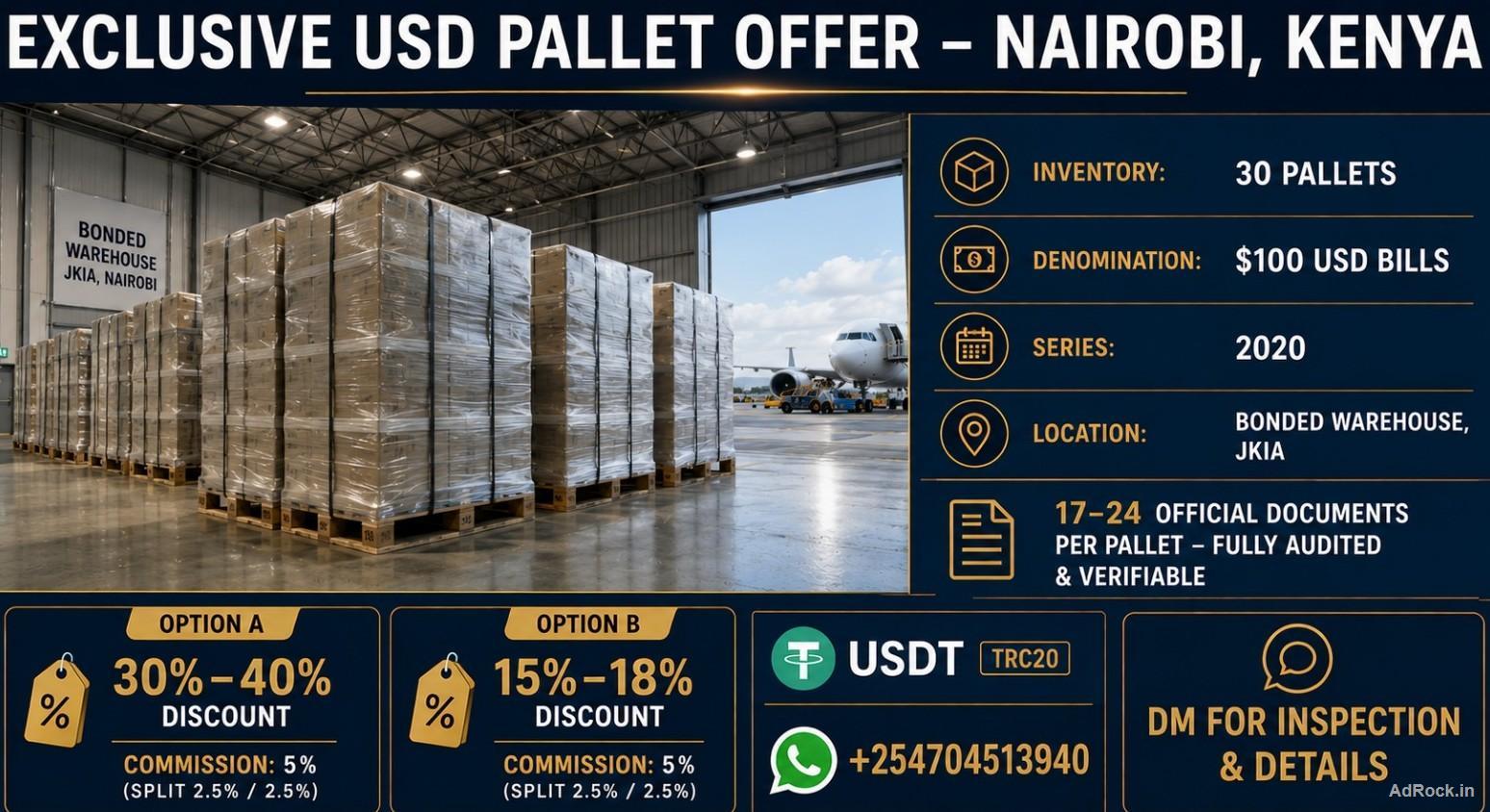 USD INVENTORY OPPORTUNITY — NAIROBI, KENYA