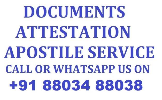 Documents Apostille and Attestation Call 8803488038