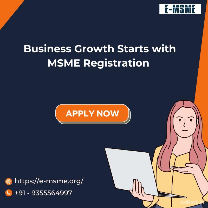 Business Growth Starts with MSME Registration 