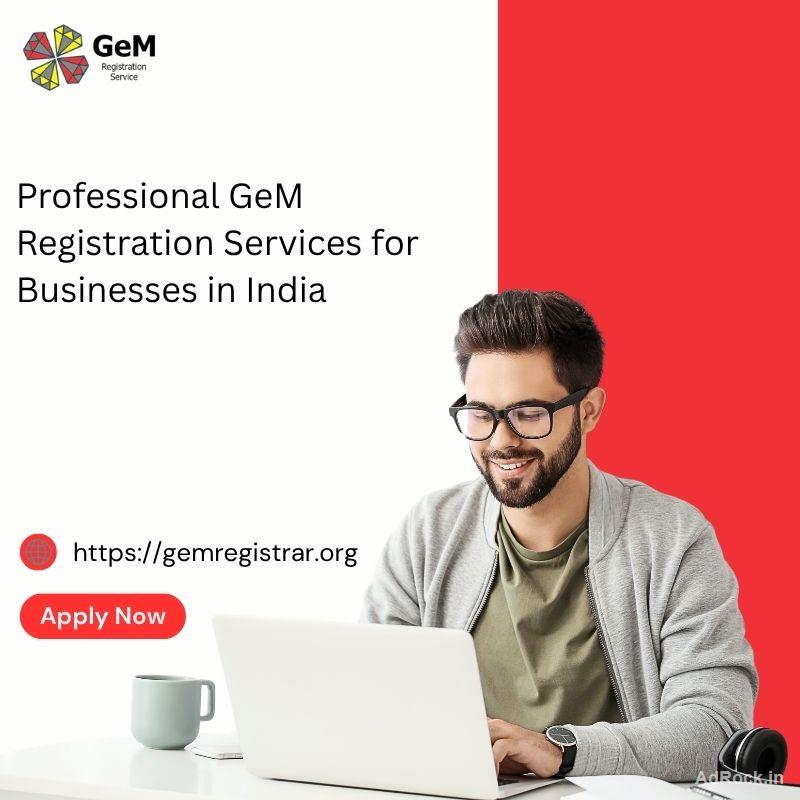 Professional GeM Registration Services for Businesses in India 