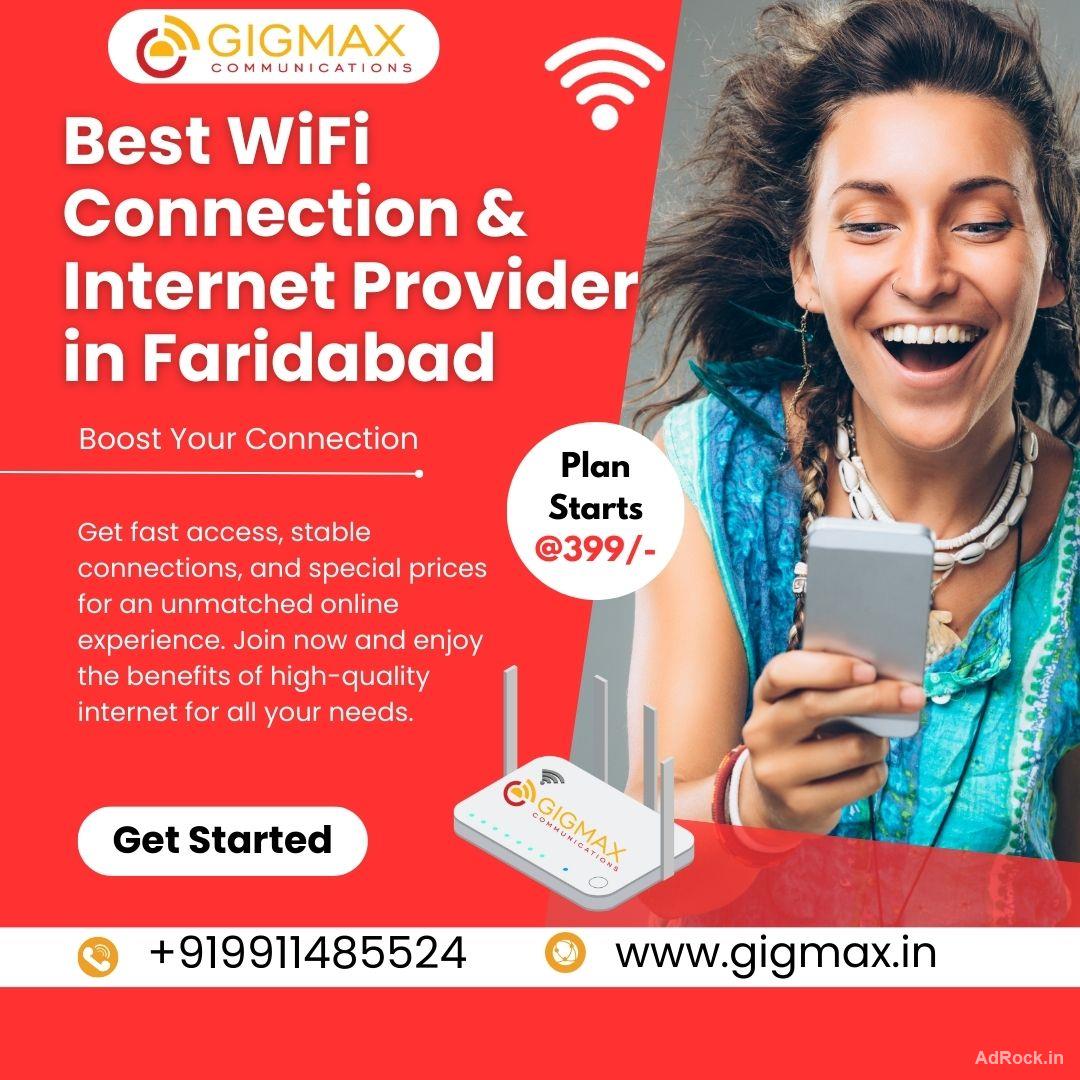 Gigmax – Best WiFi Connection & Internet Provider in Faridabad