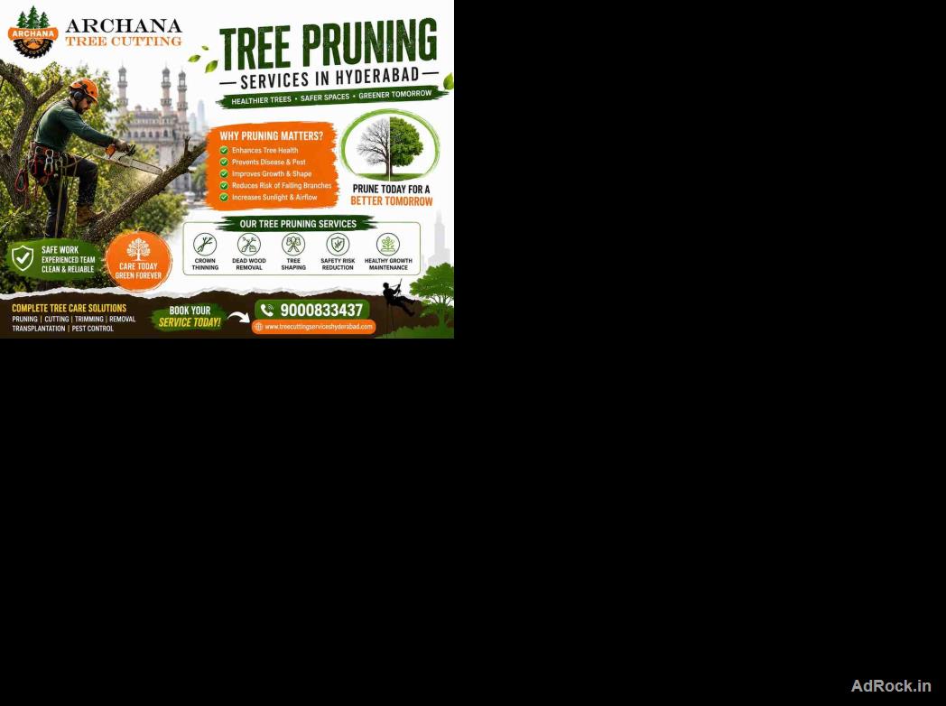Professional Tree Pruning Services in Hyderabad