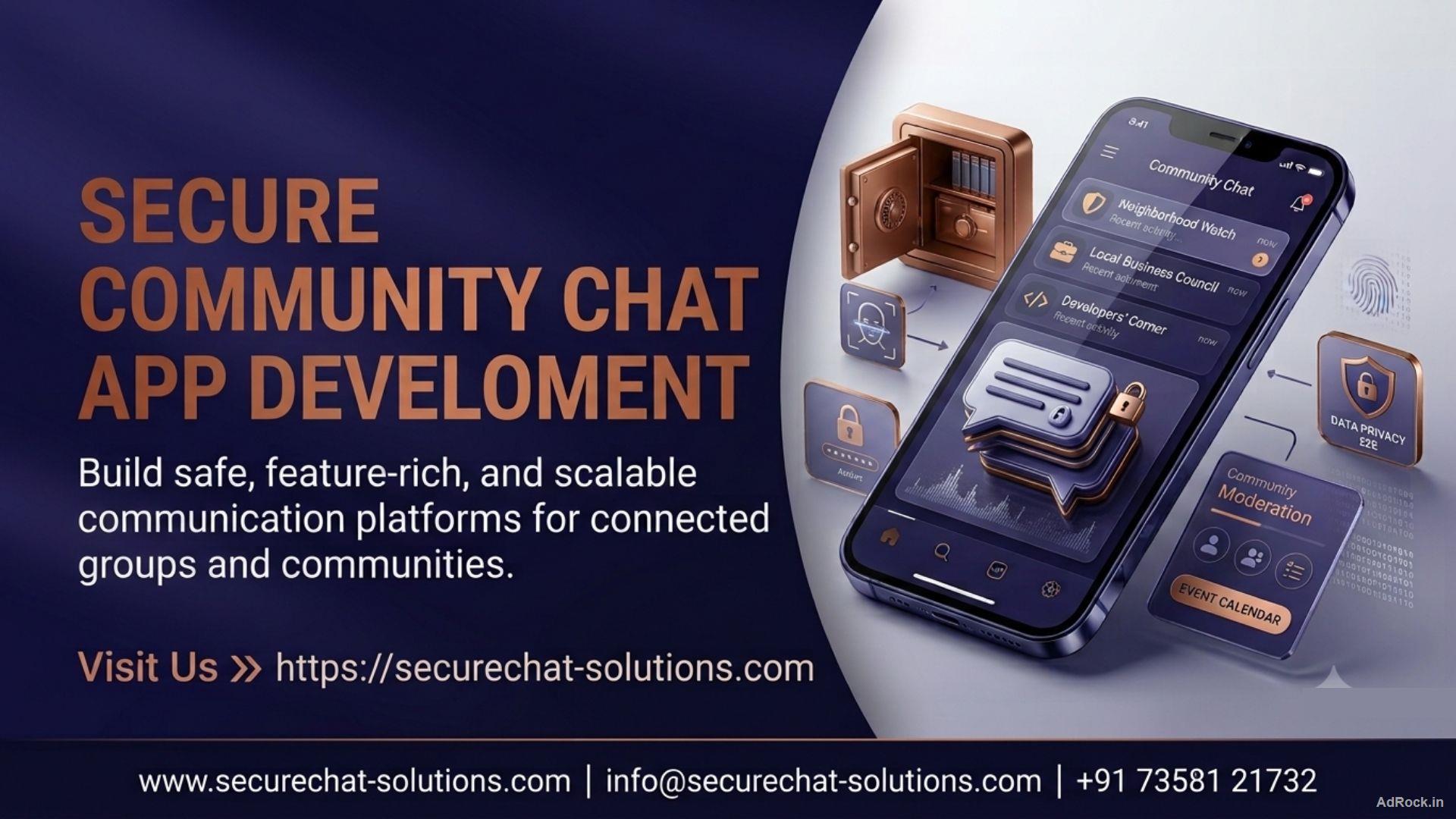 Secure Community Chat App Development for Connected Communities 