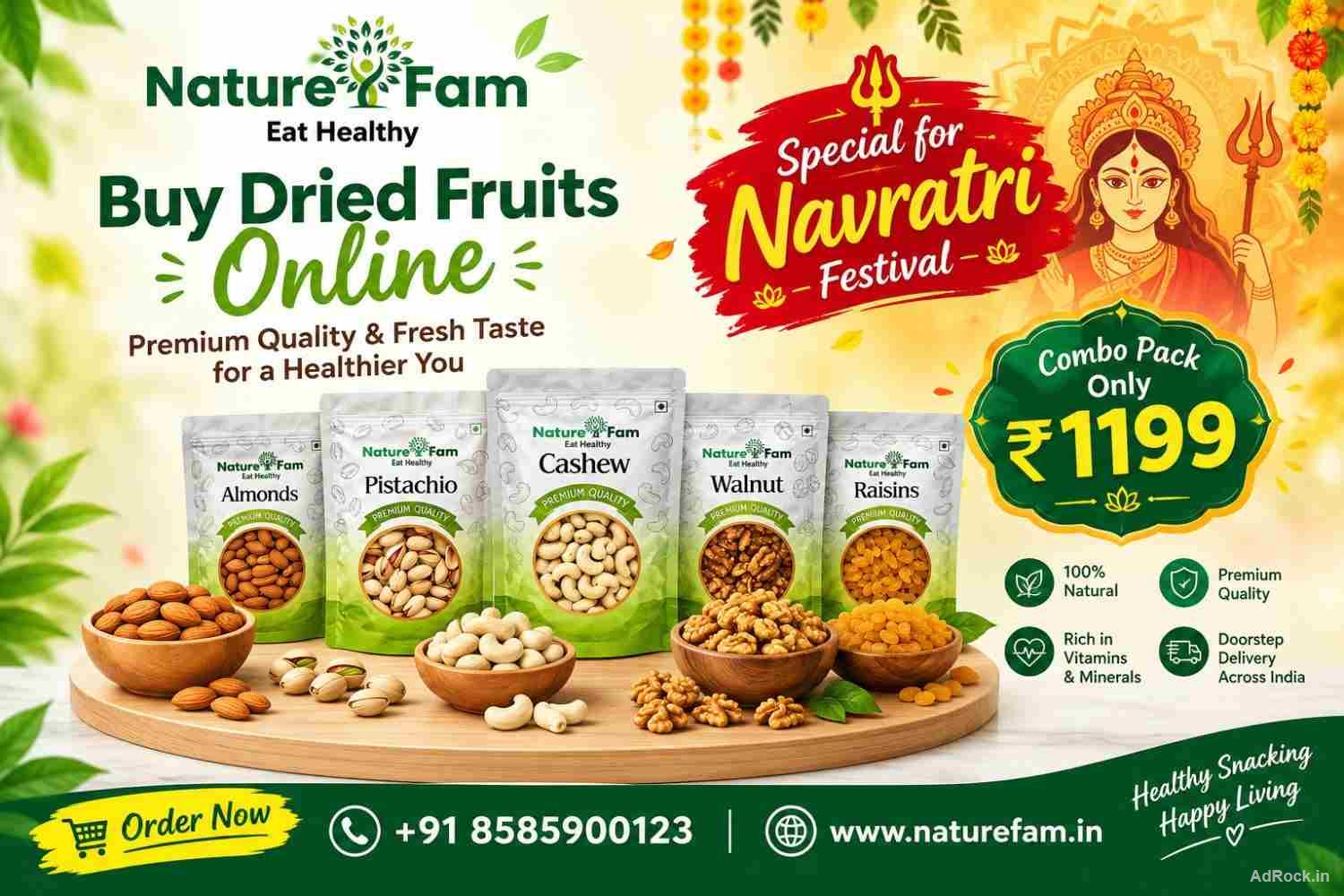 Buy Dried Fruits Online – Premium Quality & Fresh Taste | Naturefam