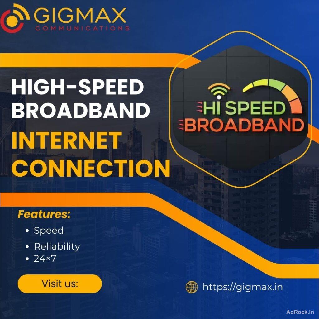 Broadband Connection in Greenfield Colony Faridabad – Gigmax High-Speed WiFi 