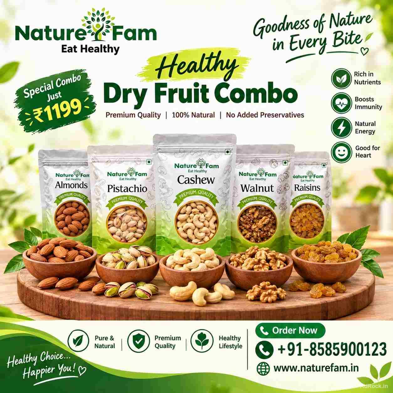 Healthy Dry Fruit Combo – Premium Nutrition in Every Bite