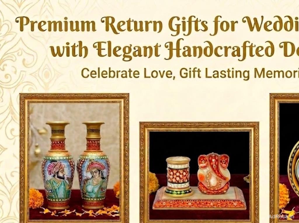 Premium Return Gifts for Wedding Guests with Elegant Handcrafted Designs