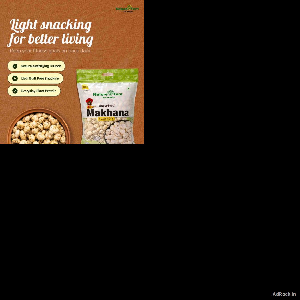NatureFam Makhana Seeds 250g Price | Fresh & Crunchy Snacks