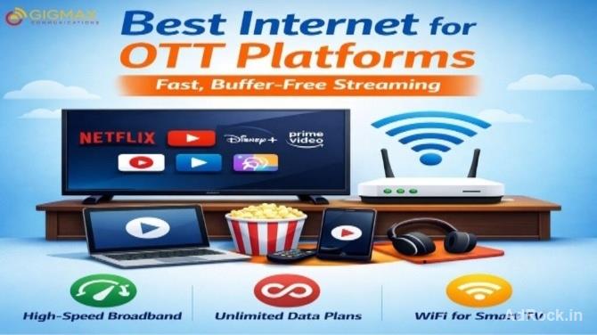 Fastest Broadband in Faridabad Internet Plans with OTT Subscription GIGMAX