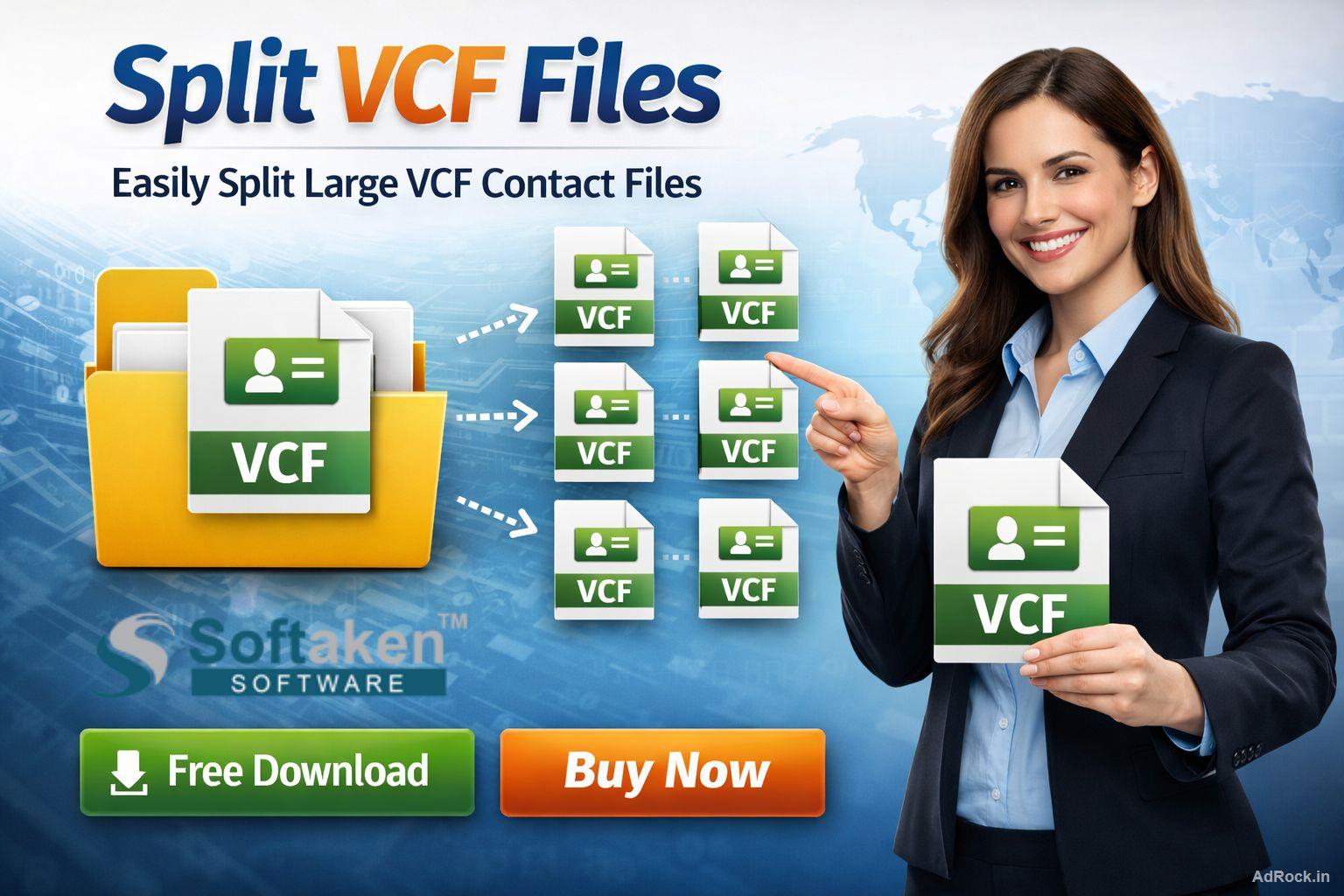 Manage Large Contact Files Using Softaken Split vCard Software