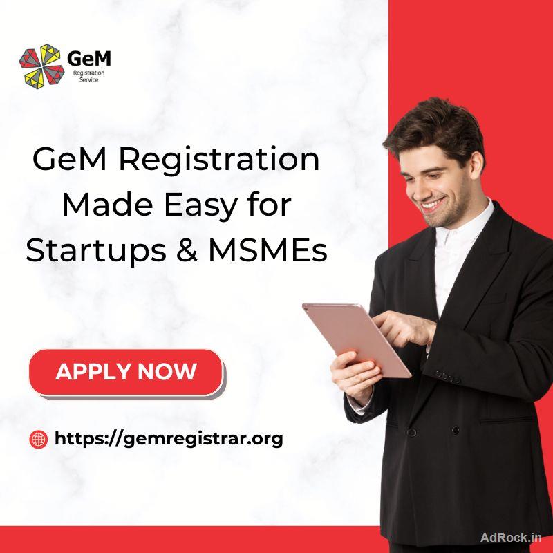 Easy GeM Registration and Tender Participation Services 