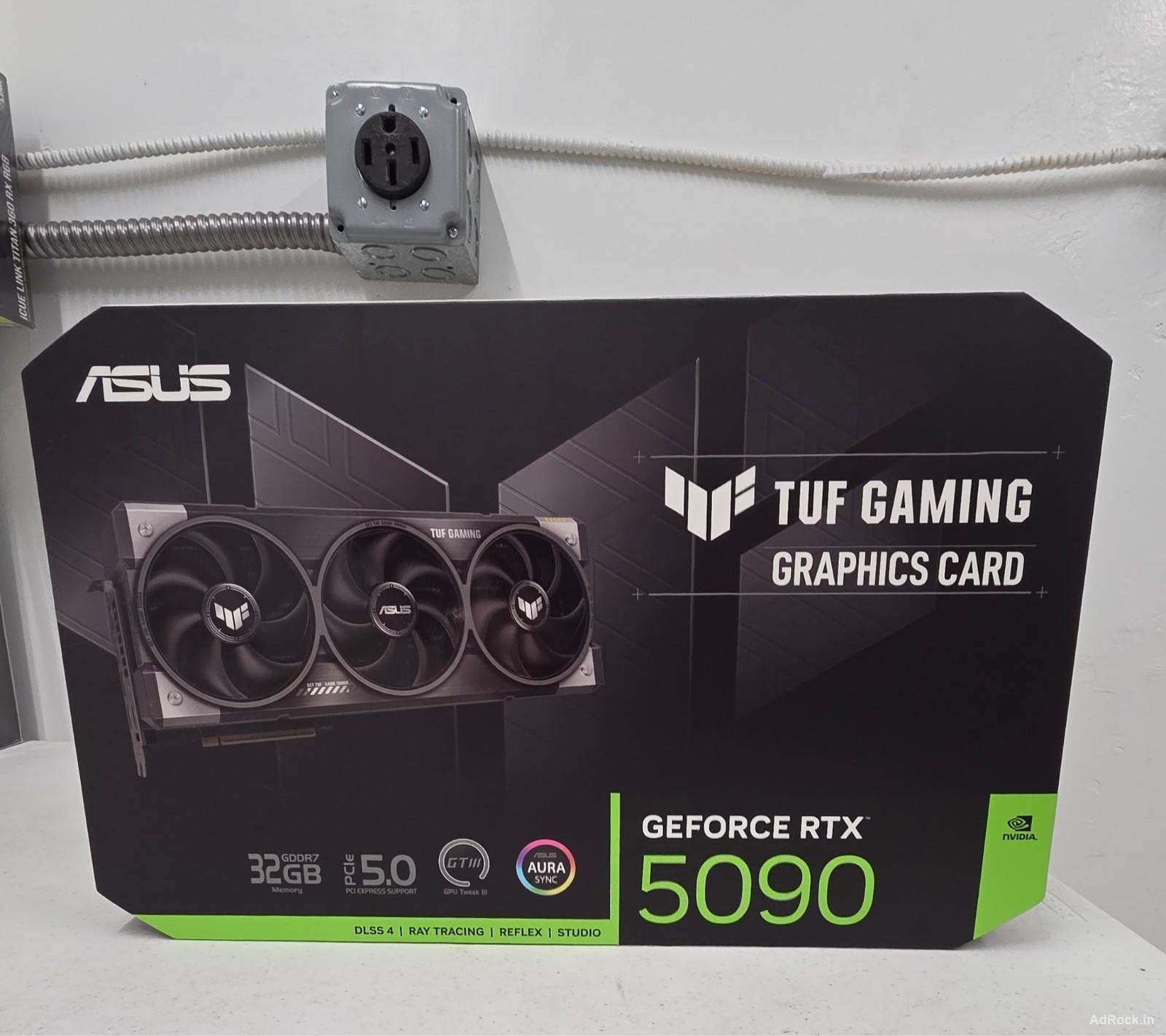 ASUS TUF NVIDIA GeForce RTX 5090 32GB GDDR7 Graphics Card OC edition