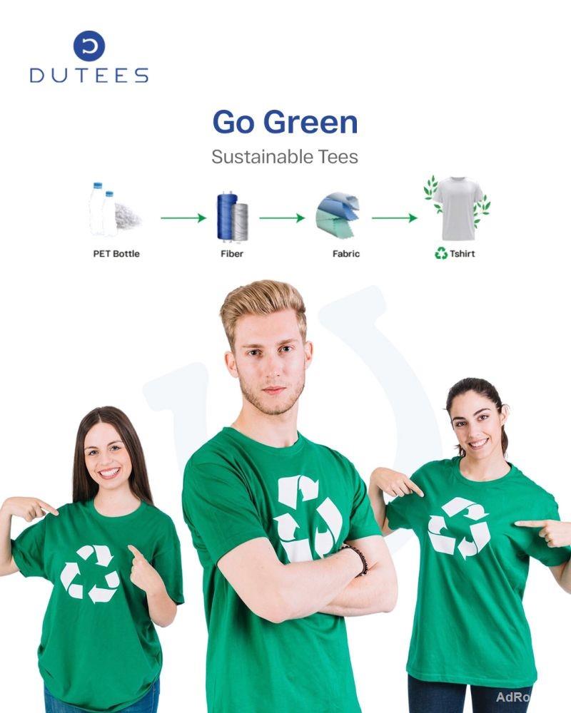 Sustainable Recycled PET T-Shirts | Eco-Friendly Apparel for Brands & Teams