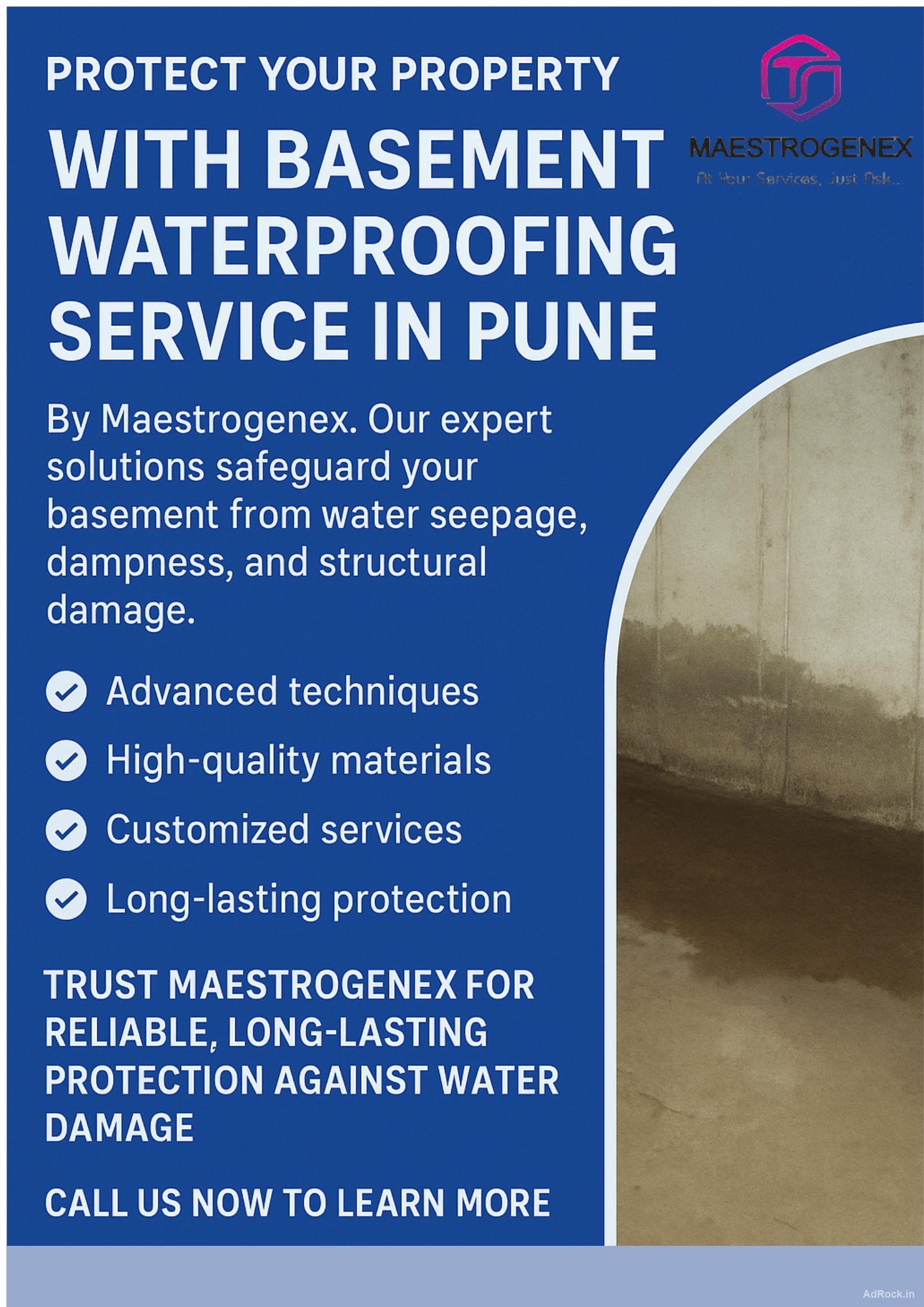 Basement Waterproofing service in Pune Basement Waterproofing service in Pune