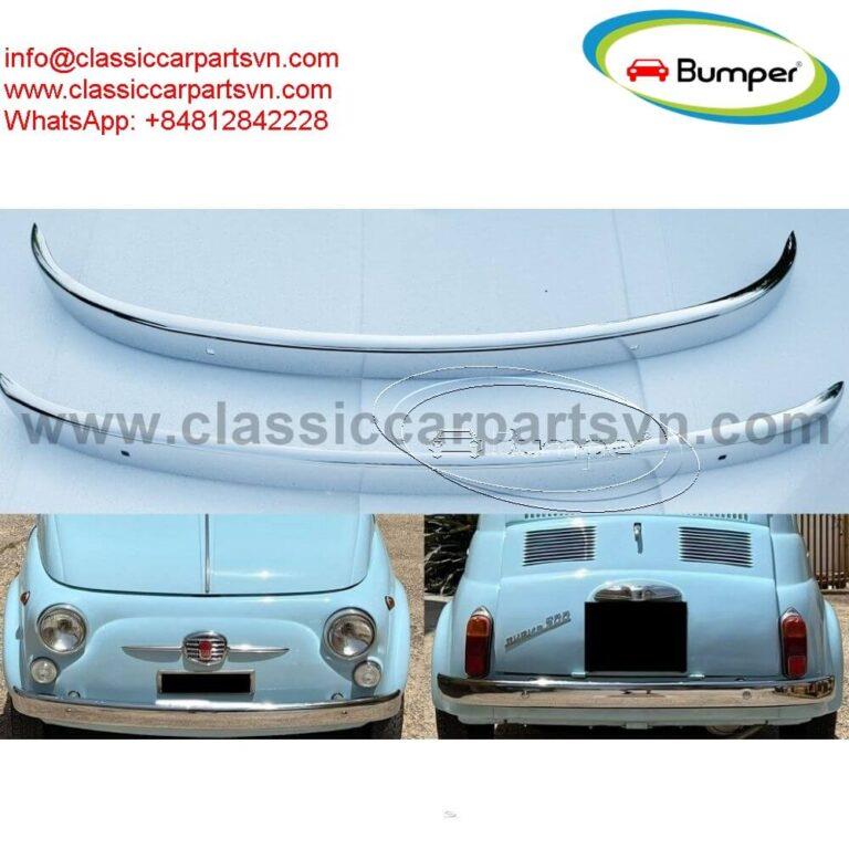 Fiat 500 Bumpers by stainless steel polished