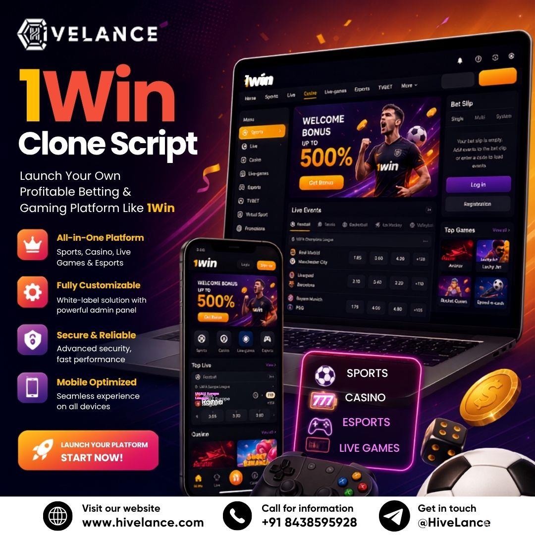 How Does a 1Win Clone App Help Entrepreneurs Enter the Online Betting Market?
