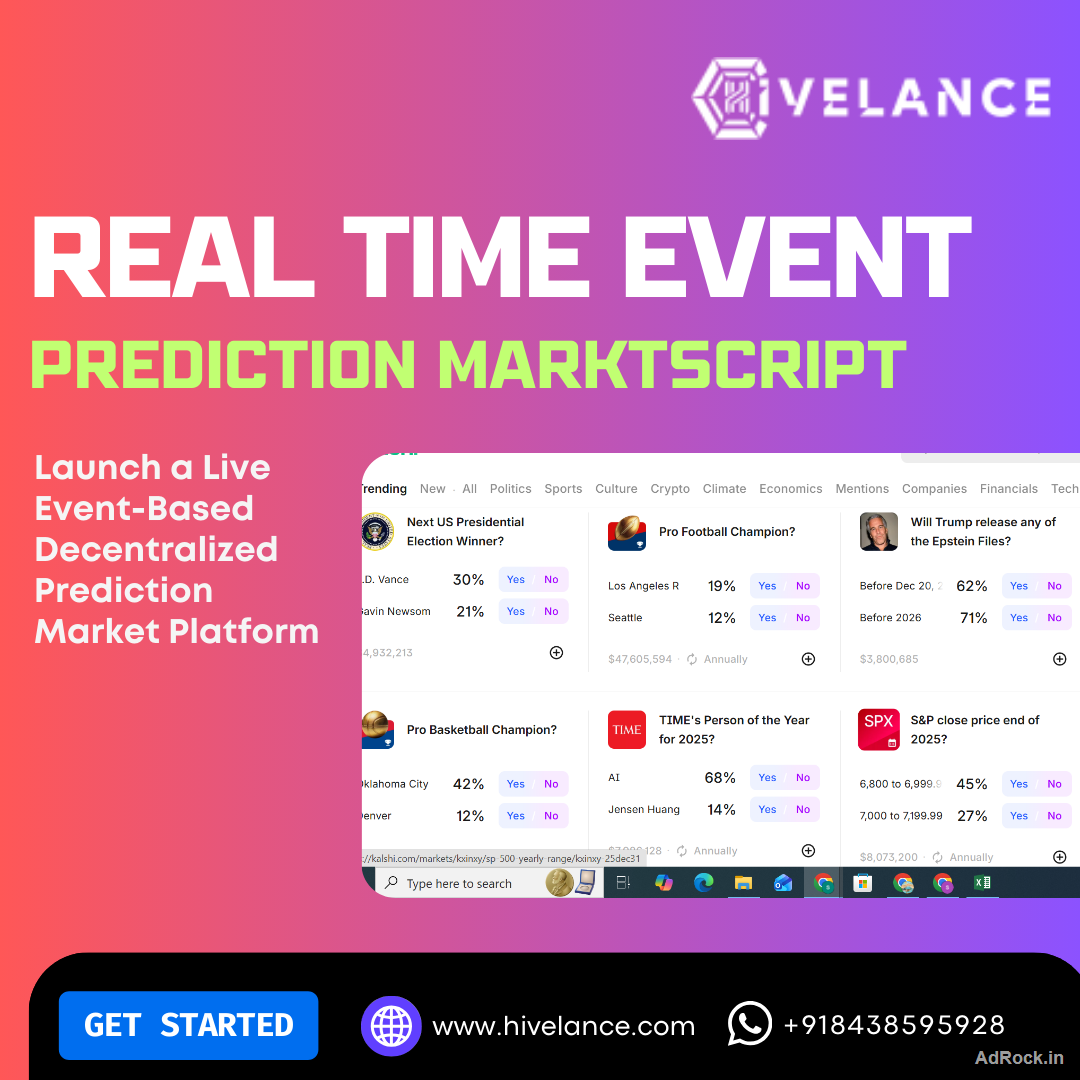 High-Performance Real-Time Event Prediction Market Script | Free Demo Included