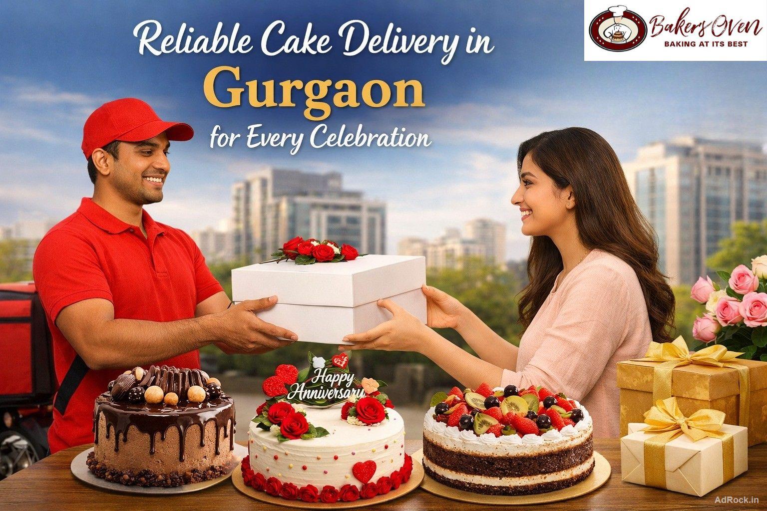 Reliable Cake Delivery in Gurgaon for Every Celebration