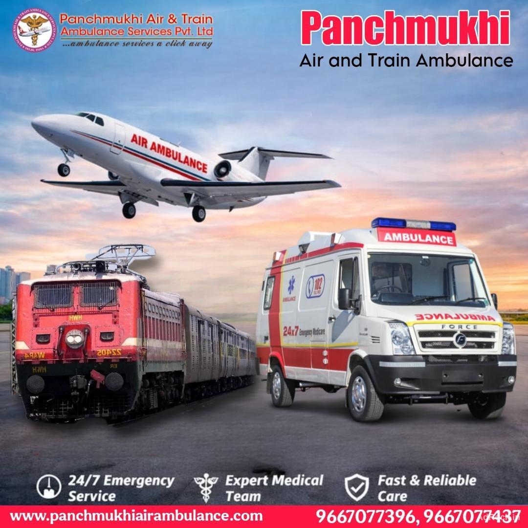 Panchmukhi Air and Train Ambulance in Patna is Responsible for Arranging Risk Free Transfers