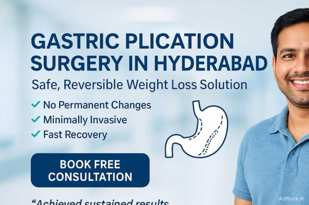 Gastric Plication Surgery in Hyderabad | Reversible Weight Loss