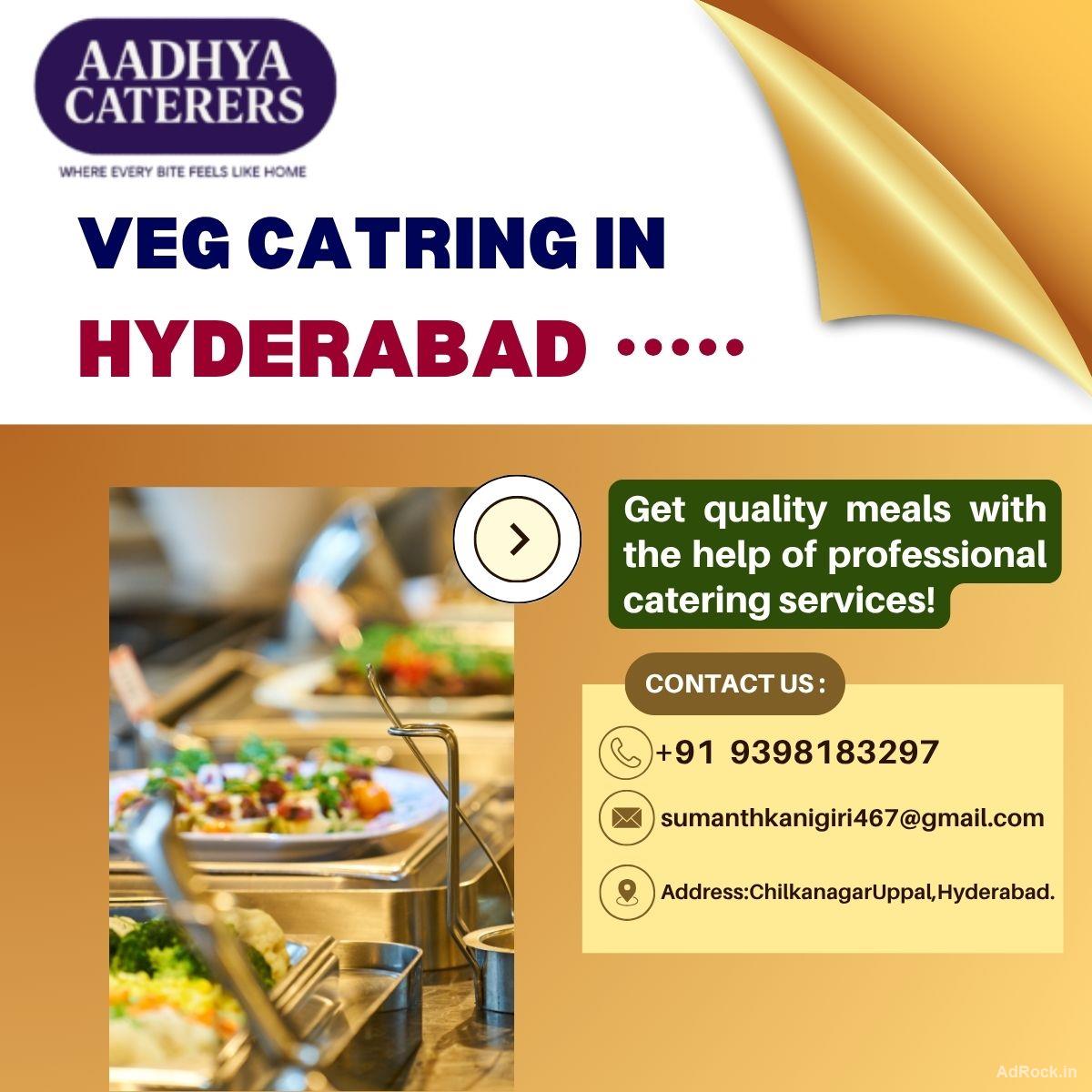 Veg Caterers in Hyderabad with Price List