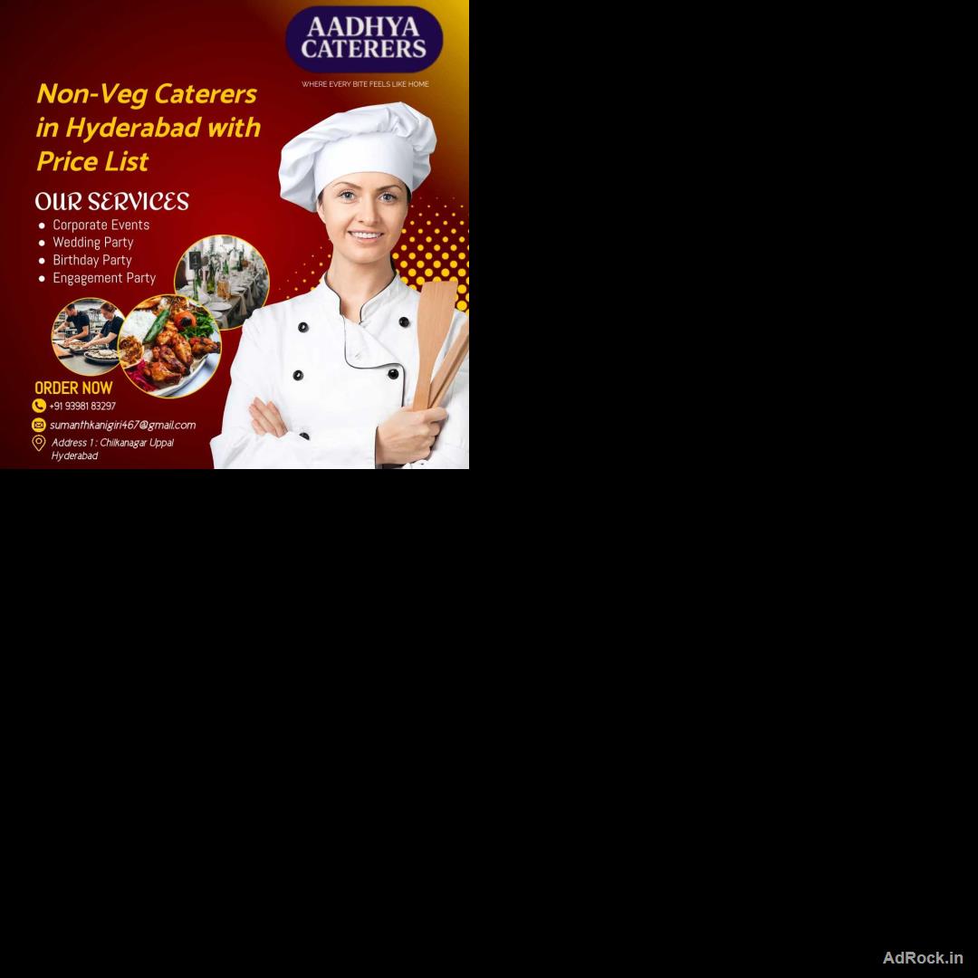 Non Veg Caterers in Hyderabad with Price List