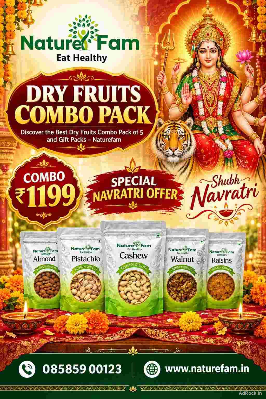 Online Dry Fruits Store | Dry Fruits Combo Pack of 5 – Naturefam