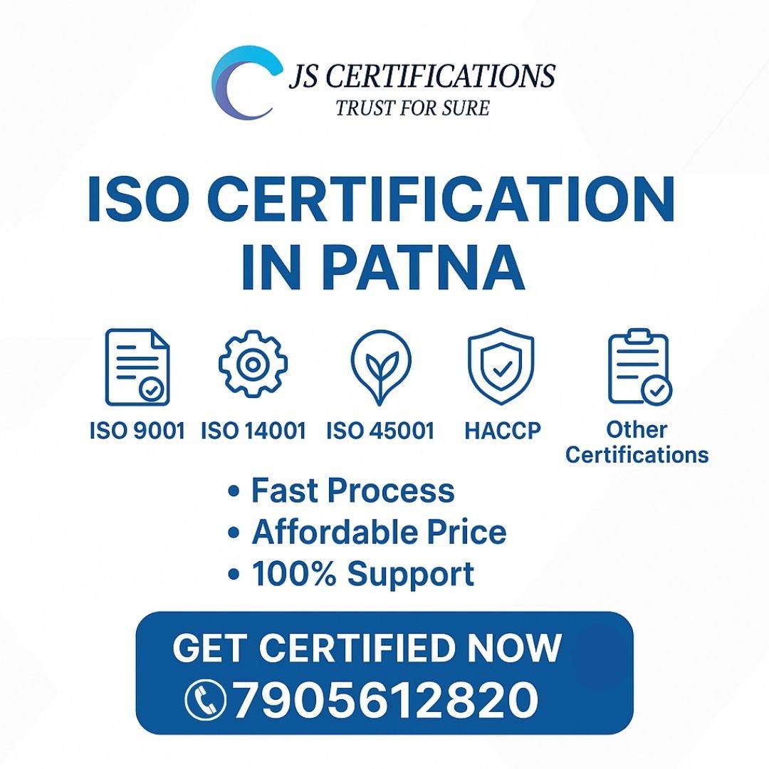  ISO Certification in Patna – Professional ISO Services