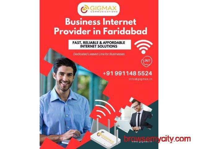 Corporate Internet Service Provider in Faridabad – Gigmax Reliable Business Connectivity
