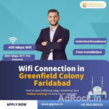Best WiFi Connection in Greenfield Colony Faridabad – Broadband