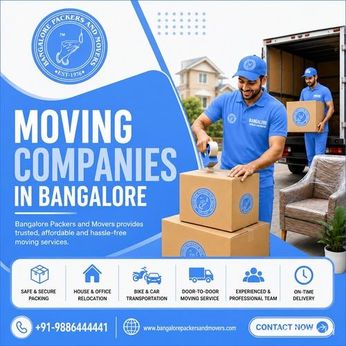 Moving Companies in Bangalore  Bangalore Packers and Movers