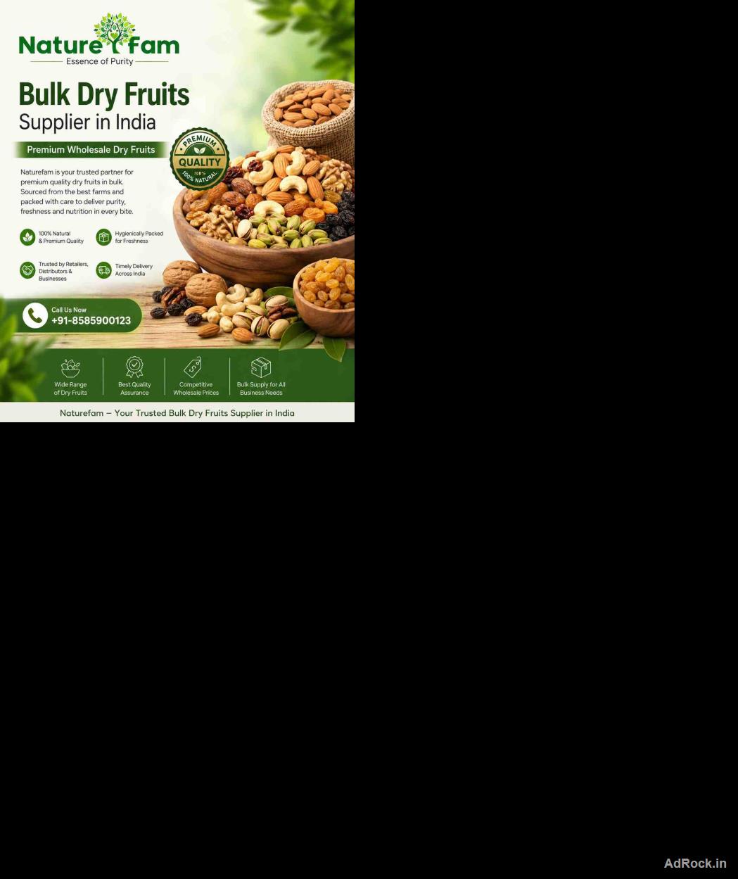   Bulk Dry Fruits Supplier in India – Premium Wholesale Dry Fruits | Naturefam