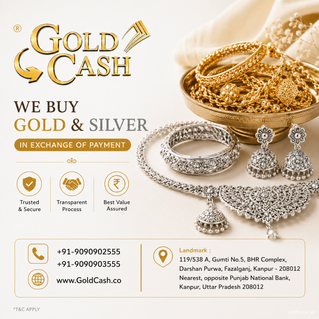 Sell your Gold in Kanpur  Gold Cash Limited