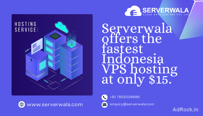 Serverwala offers the fastest Indonesia VPS hosting at only $15. Serverwala offers the fastest Indonesia VPS hosting at only $15.