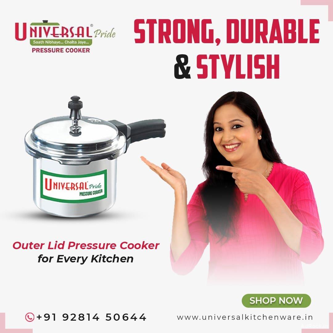 **Outer Lid Pressure Cooker – Universal Kitchen Ware**  **Outer Lid Pressure Cooker – Universal Kitchen Ware**