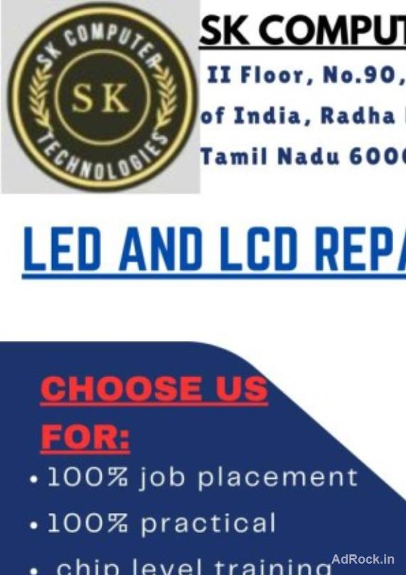 Led and Lcd Tv Repairing Course in Chennai