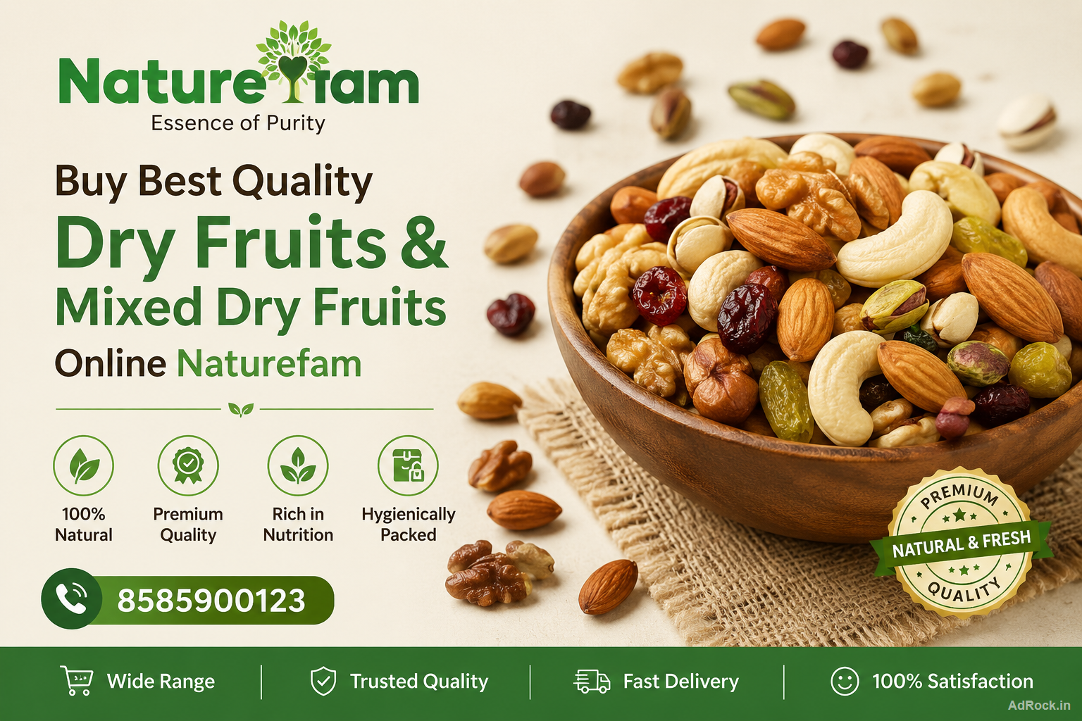Buy Best Quality Dry Fruits & Mixed Dry Fruits Online Naturefam