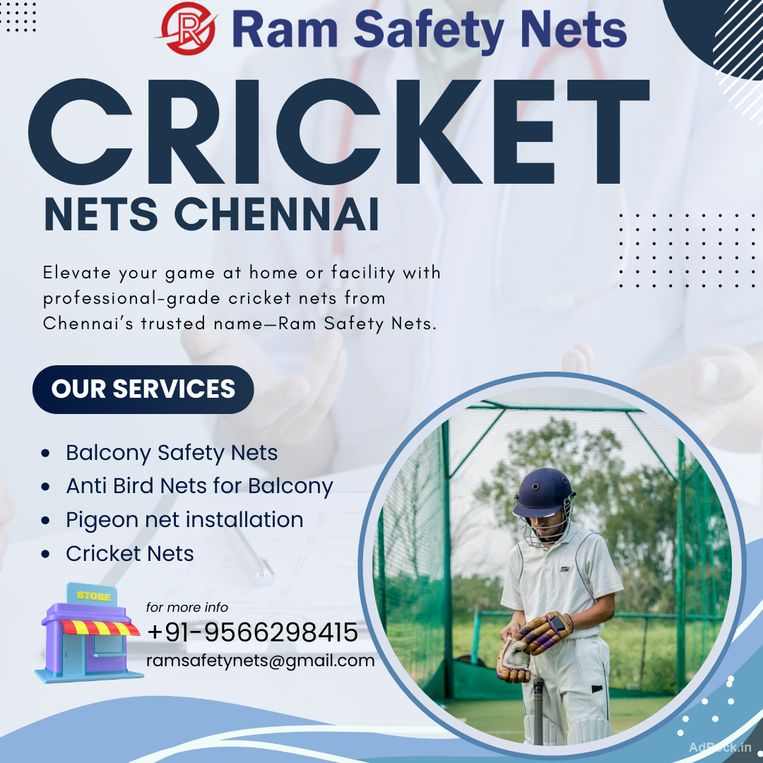 Cricket Nets in Chennai | Ram Safety Nets Cricket Nets in Chennai | Ram Safety Nets