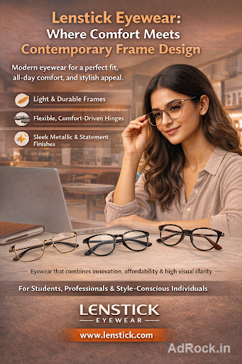Lenstick Eyewear: Where Comfort Meets Contemporary Frame Design 
