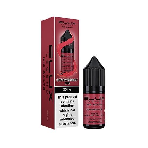 Elux Strawberry Ice 10ml Nic Salt – Sweet & Icy Flavour Experience