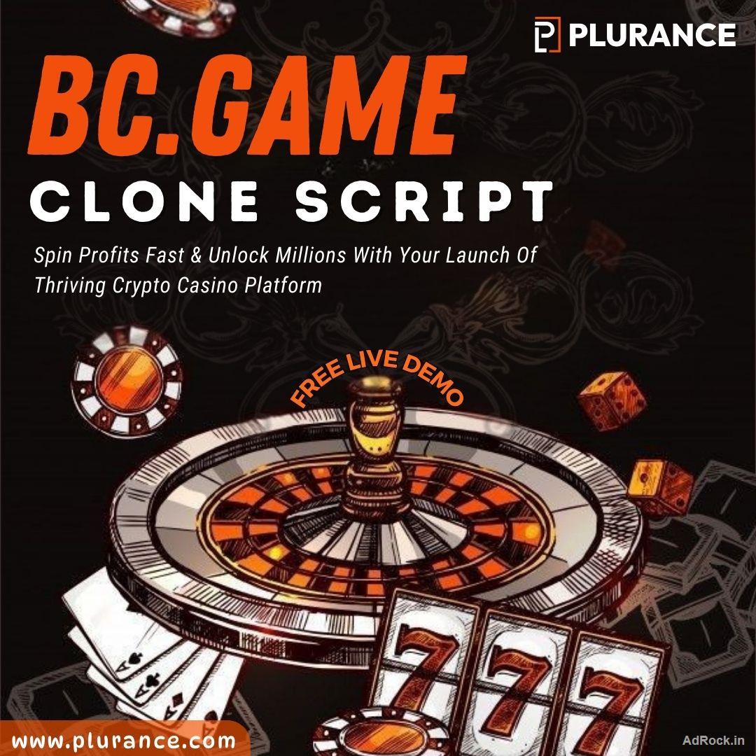 BC Game Clone Script with Powerful Back Office Dashboard