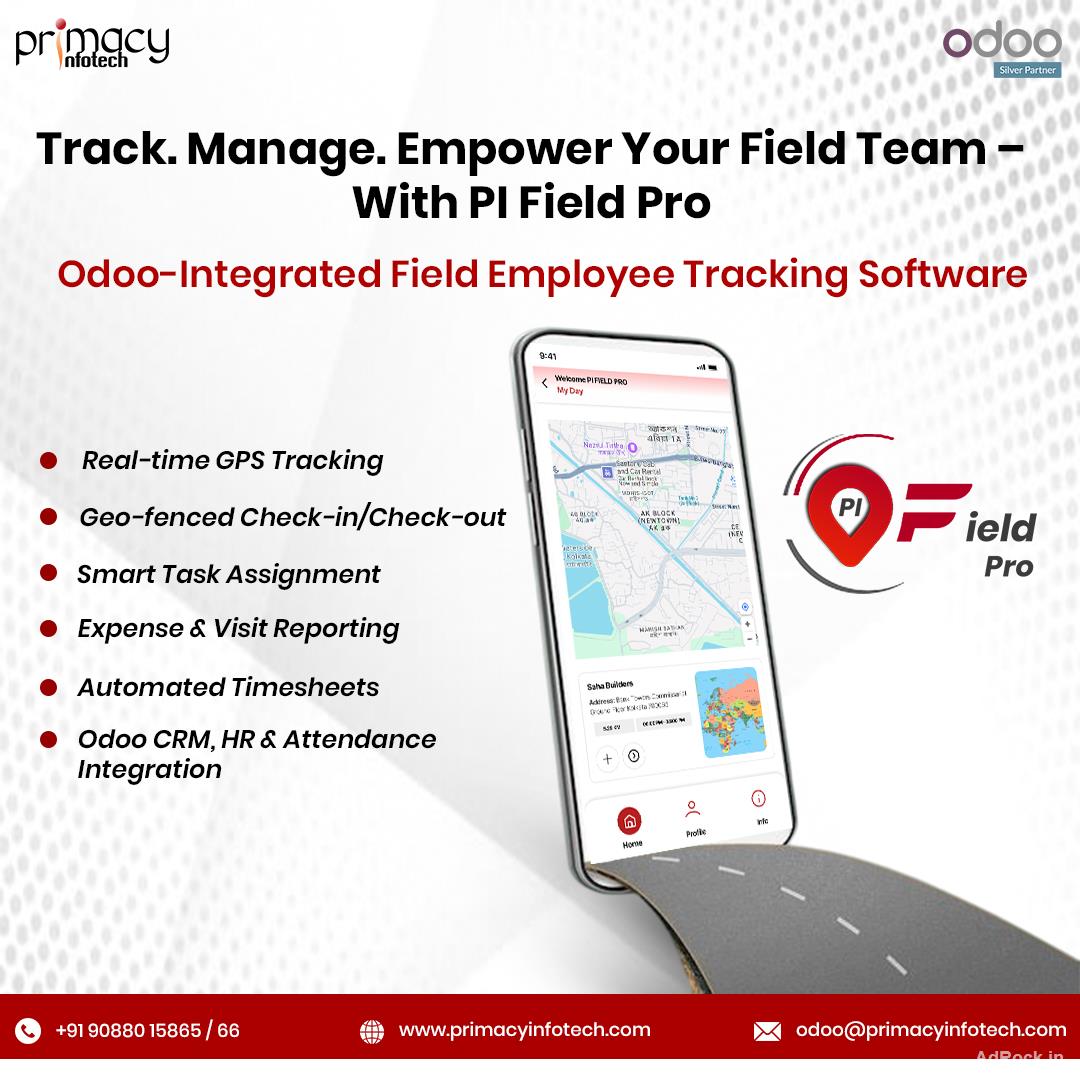 PI-Field Pro – Odoo Integrated Field Staff Tracking App