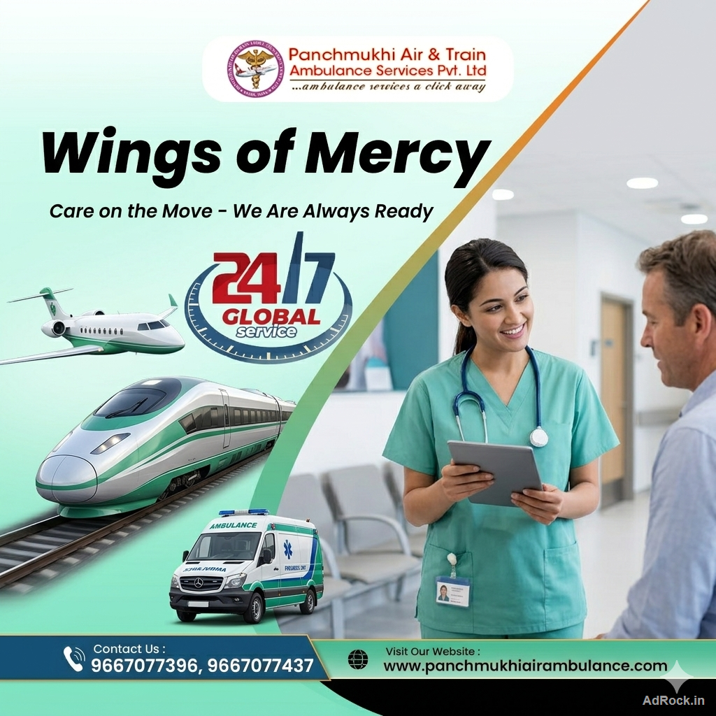 Access Life-Saving Medical Care via Panchmukhi Air Ambulance Service in Patna