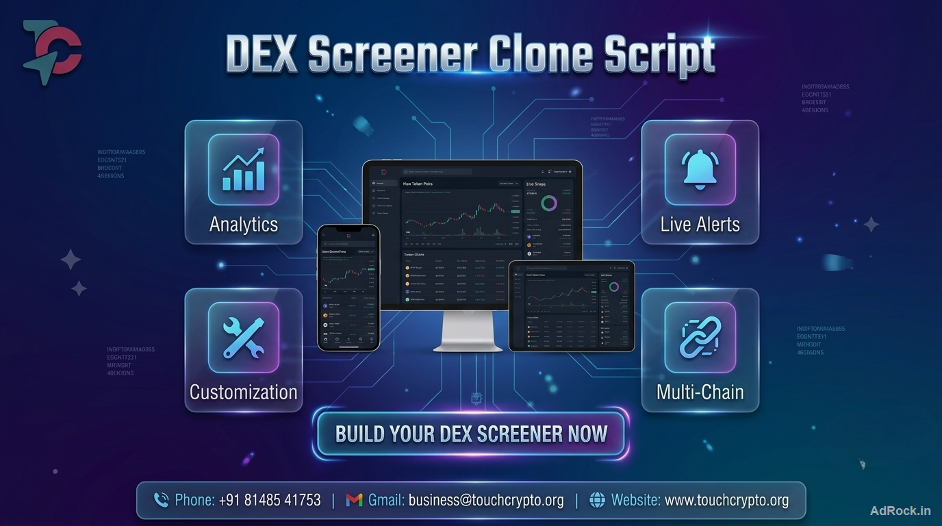 Enter the Market with a DEX Screener Clone Script