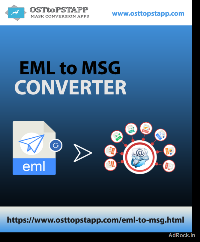 Rapidly convert EML files into MSG.