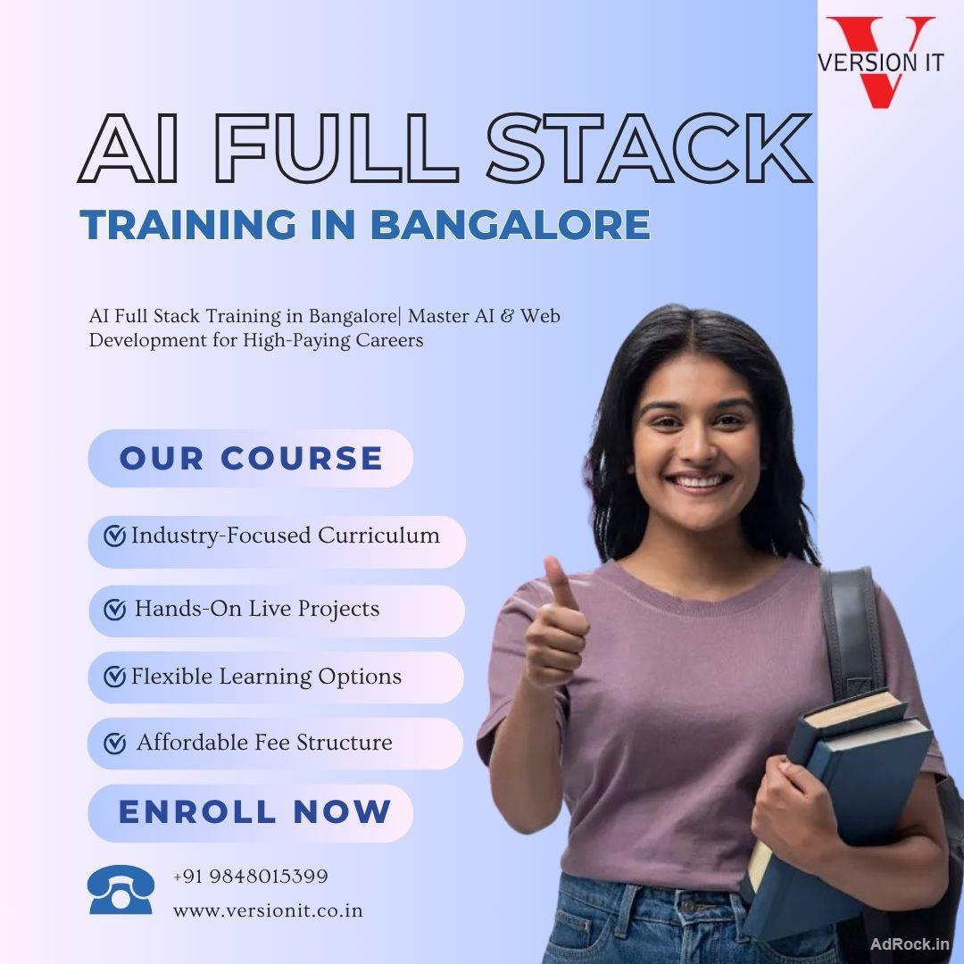 AI Full Stack Training in Bangalore – Learn AI + Web Development